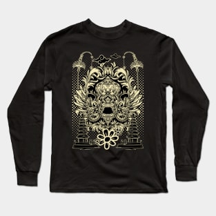 Barong Bali Ilustration 04 Long Sleeve T-Shirt